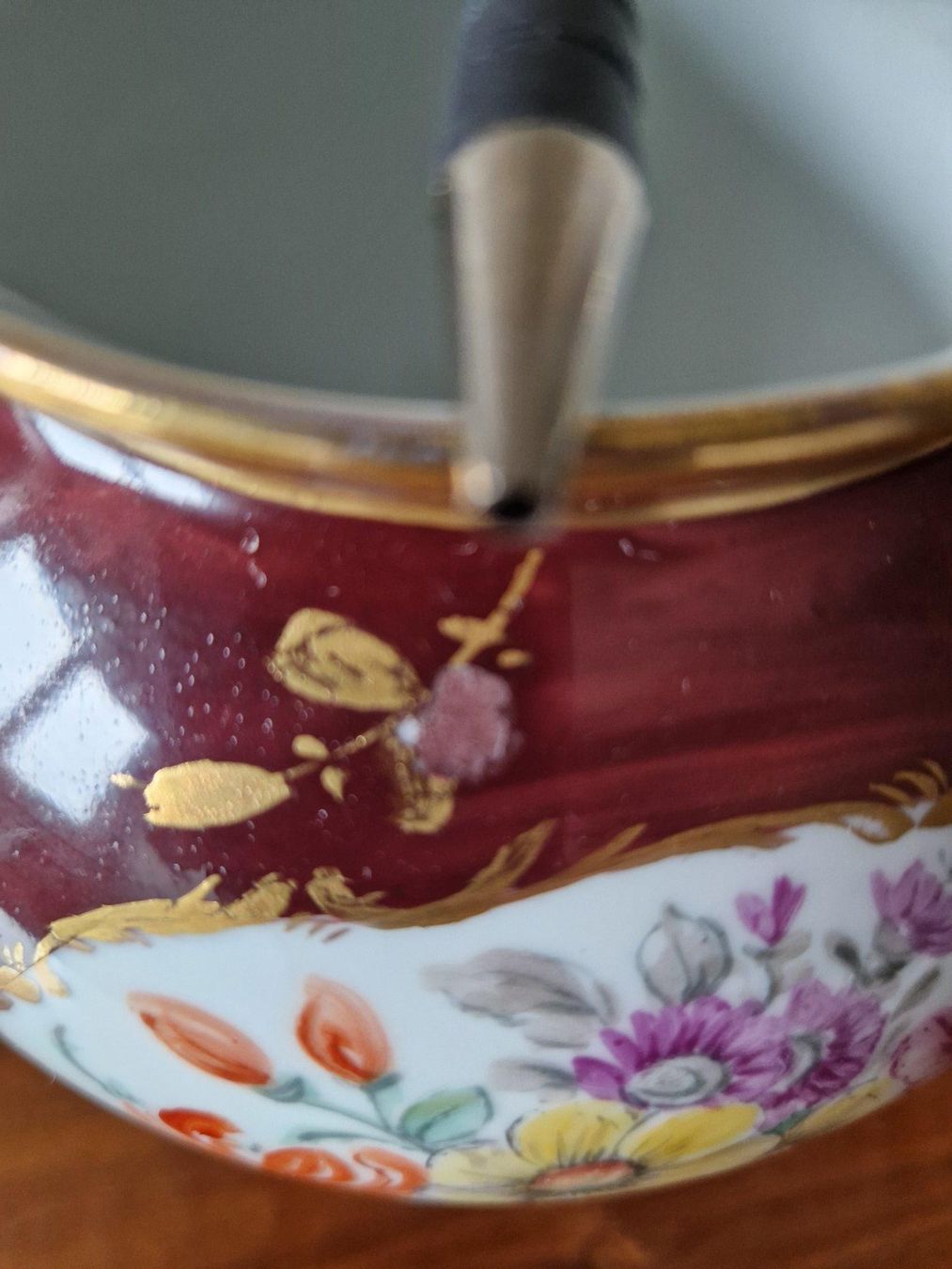 Vasi & Recipienti: Blumenvase Handbemalt – Usato da Bern venduto da Antikbatik 7