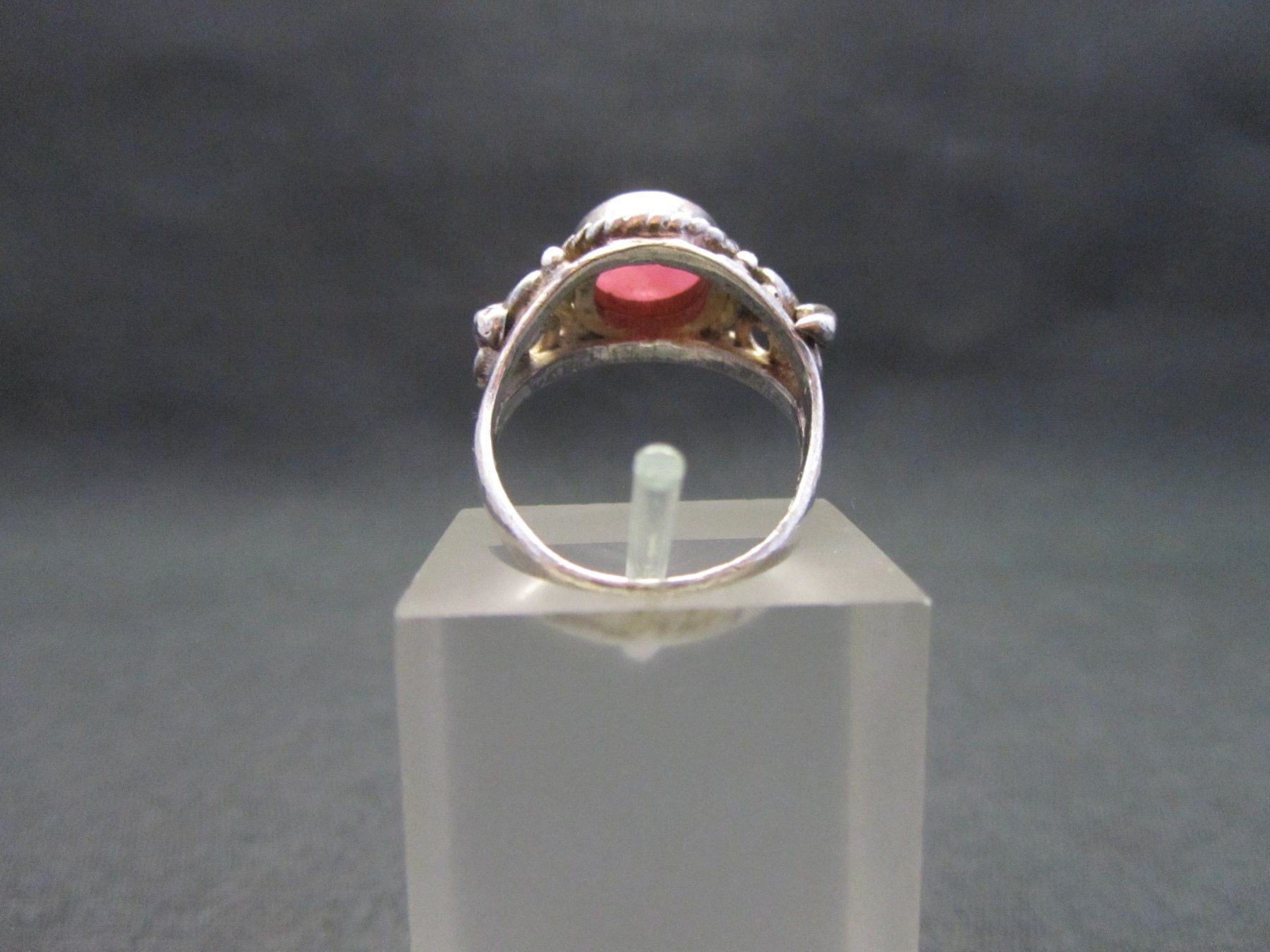 Ringe: Silberring mit rosa Stein – Gebraucht aus Basel von spinne02 4
