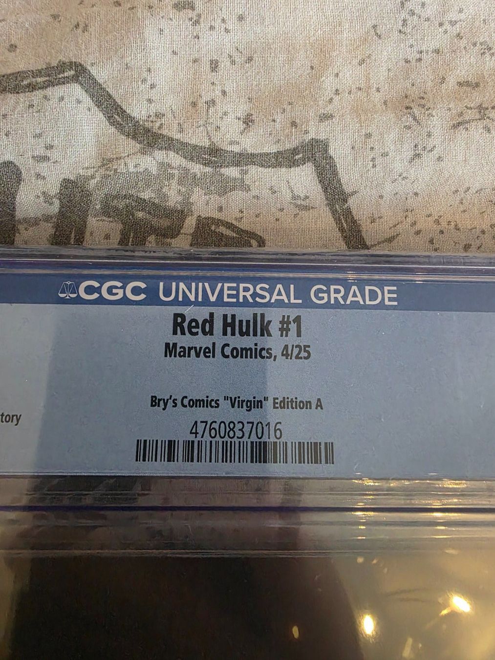 Comics: Red Hulk #1 Brys Comics Virgin Variant A – Neu und originalverpackt aus Zürich von Sams_FunkoandComics_ 2