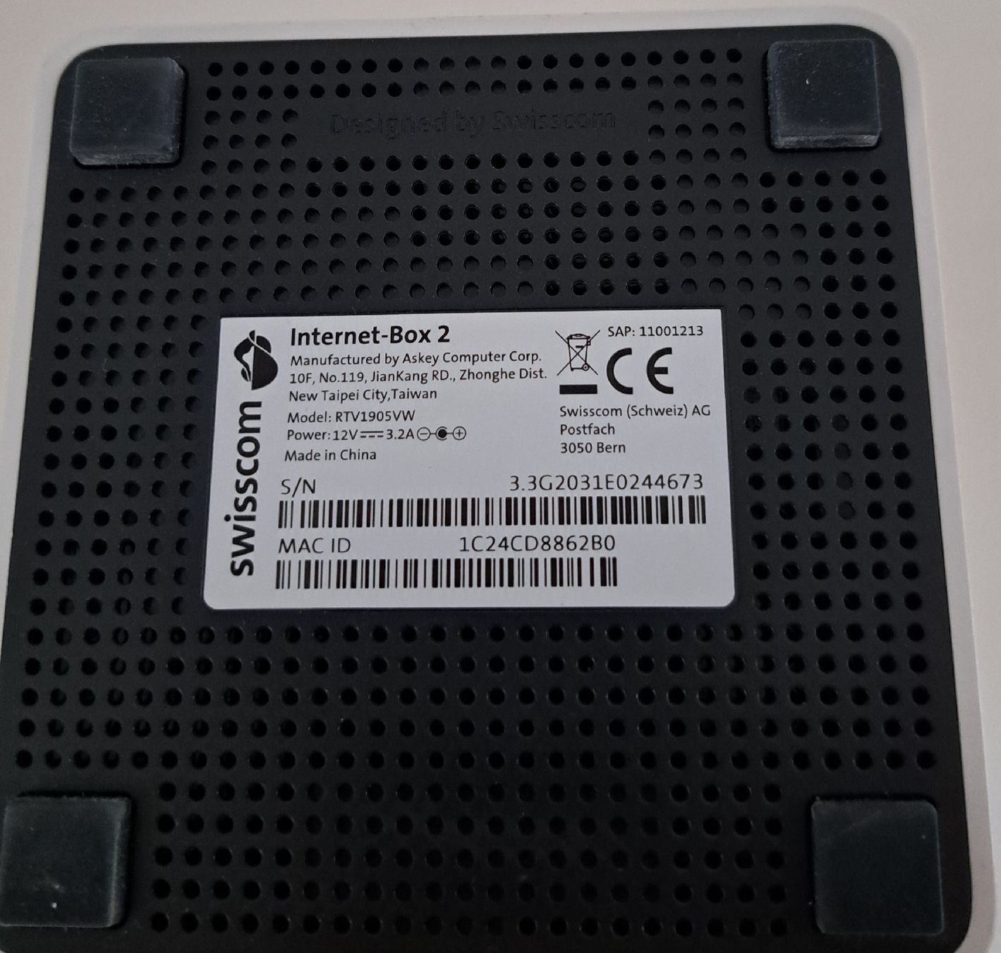 Swisscom Modems & Router: Swisscom Internetbox 2 – Gebraucht aus Ramsen von Michael240284 1