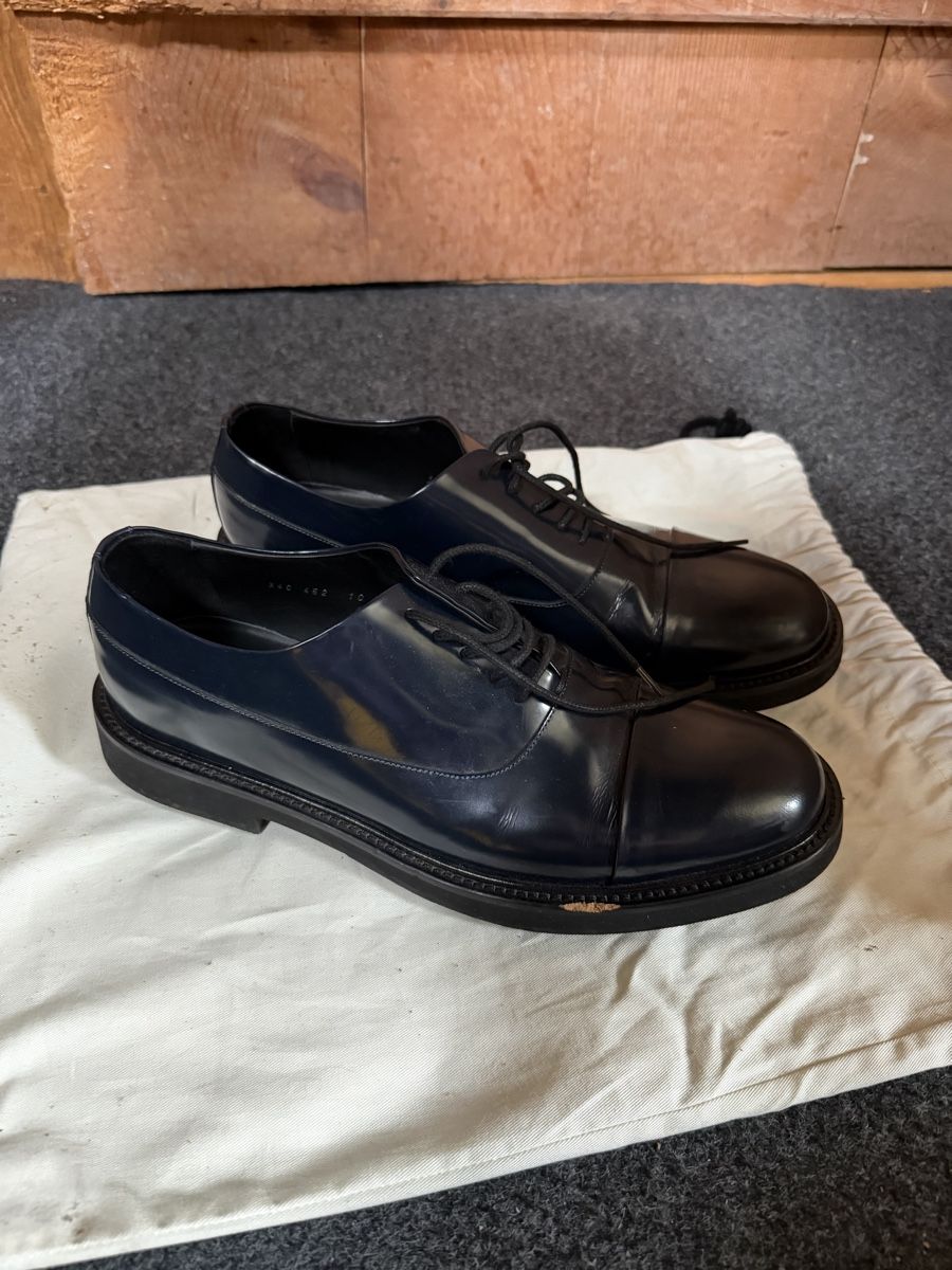 Armani Scarpe da uomo: Emporio Armani Lederschuhe – Usato da Vilters venduto da sele08_ale08