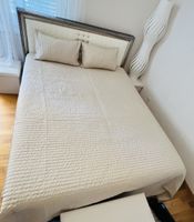 Tagesdecke creme ideal für ein Doppelbet