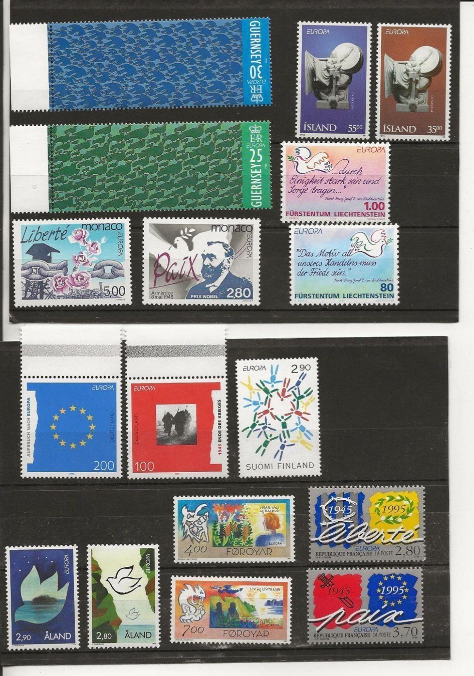 Tutti i francobolli: Europa  Tous les pays 1995 ** – Nuovo (secondo la descrizione) da Sion venduto da PierreP01 2