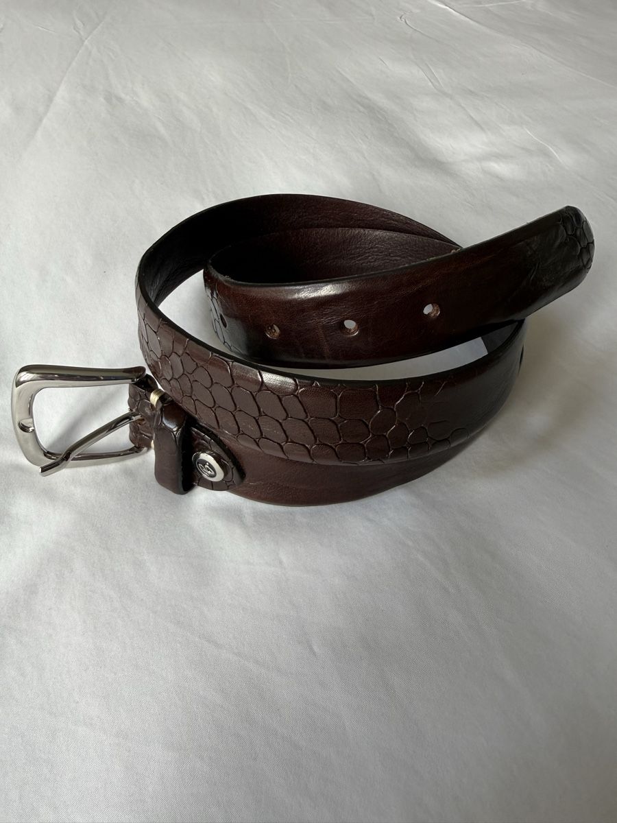 Cinture: Echtleder Gürtel von b.belt handmade Gr. 90 – Nuovo (secondo la descrizione) da St. Gallen venduto da Hubita 2