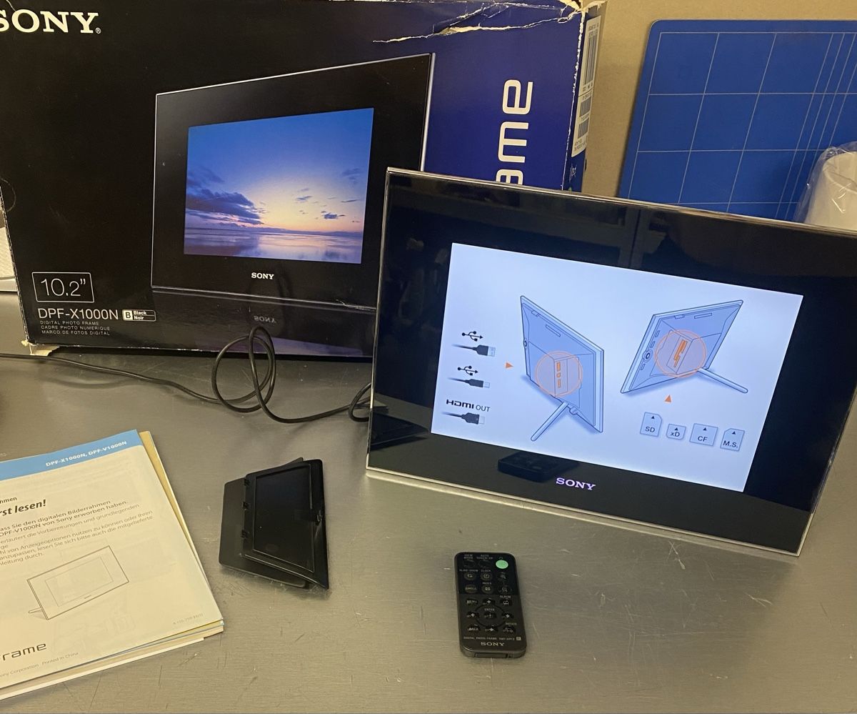 Bilderrahmen: Sony S-Frame DPF - X1000N – Gebraucht aus Volketswil von 9394 9