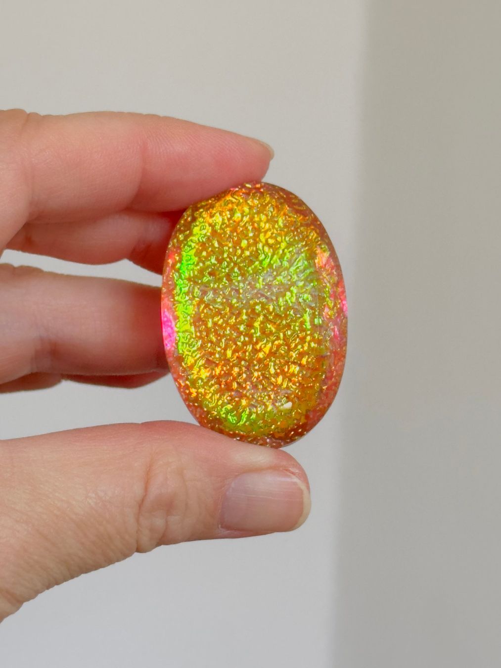 Pietre preziose: Lab. Monarch fire opal 142.75 Ct Certified – Nuovo e nell'imballaggio originale da Genève venduto da AWWA 3