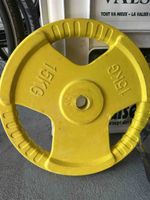 2 Weight Plate 15 KG yellow used