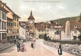 4.6.1908 Liestal oberes Tor/Restaurant zur Burg