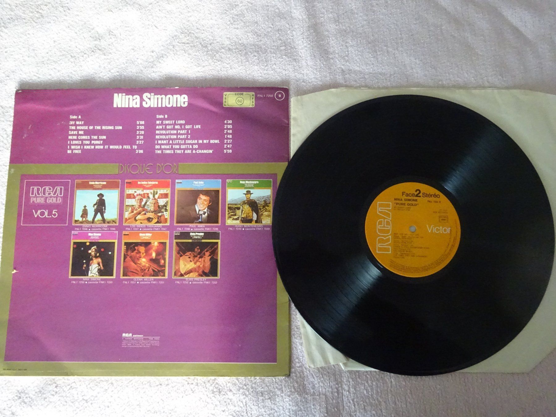 Dischi in vinile: NINA SIMONE ** DISQUE D'OR ** NEUWERTIG – Usato da Luzern venduto da xrayspex99 3