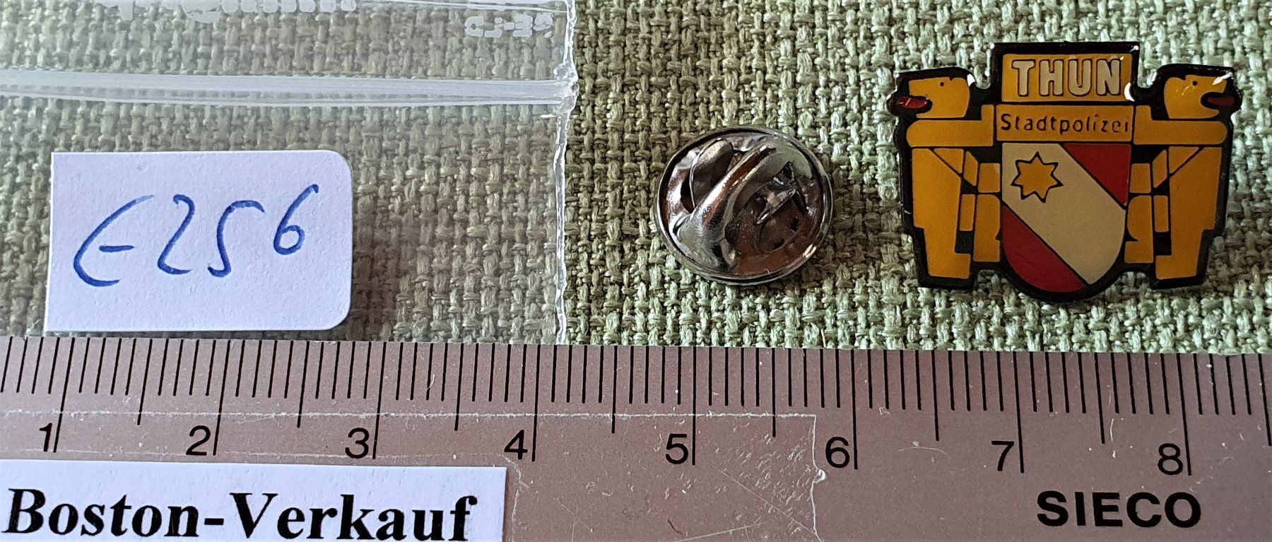 Spille: E256 - Pin THUN Stadt Poplizei Bären – Usato da Reinach BL venduto da Boston-Verkauf 2