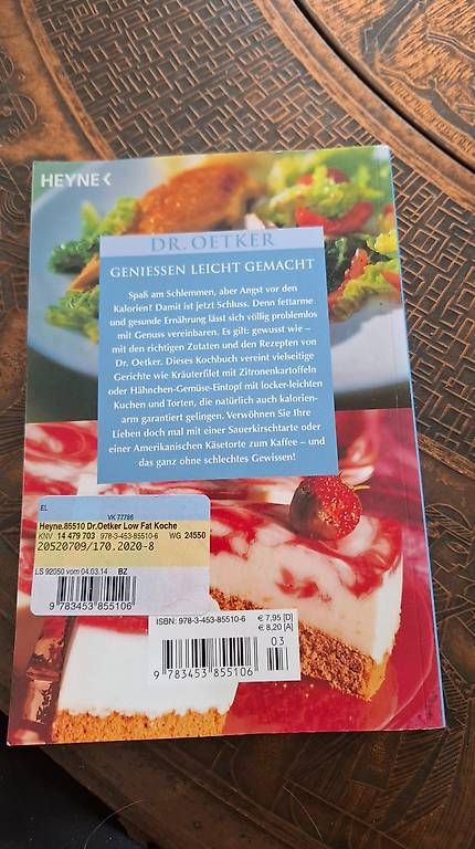 Libri: Dr. Oetker Low Fat Kochen und Backen – Nuovo (secondo la descrizione) da Aefligen venduto da helinae90 2