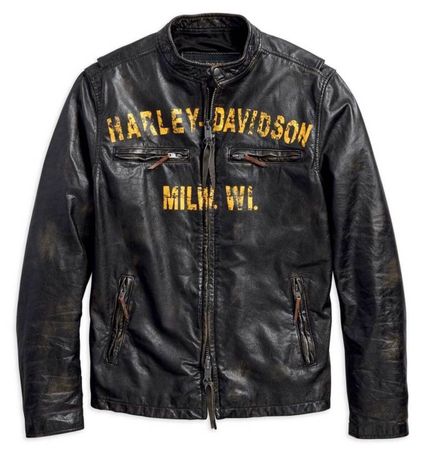 Harley Davidson Herren Lederjacke M