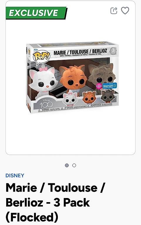 Statuette: Disney Aristocat Funko Pop 3er Set – Usato da Birr venduto da eisnov95 1