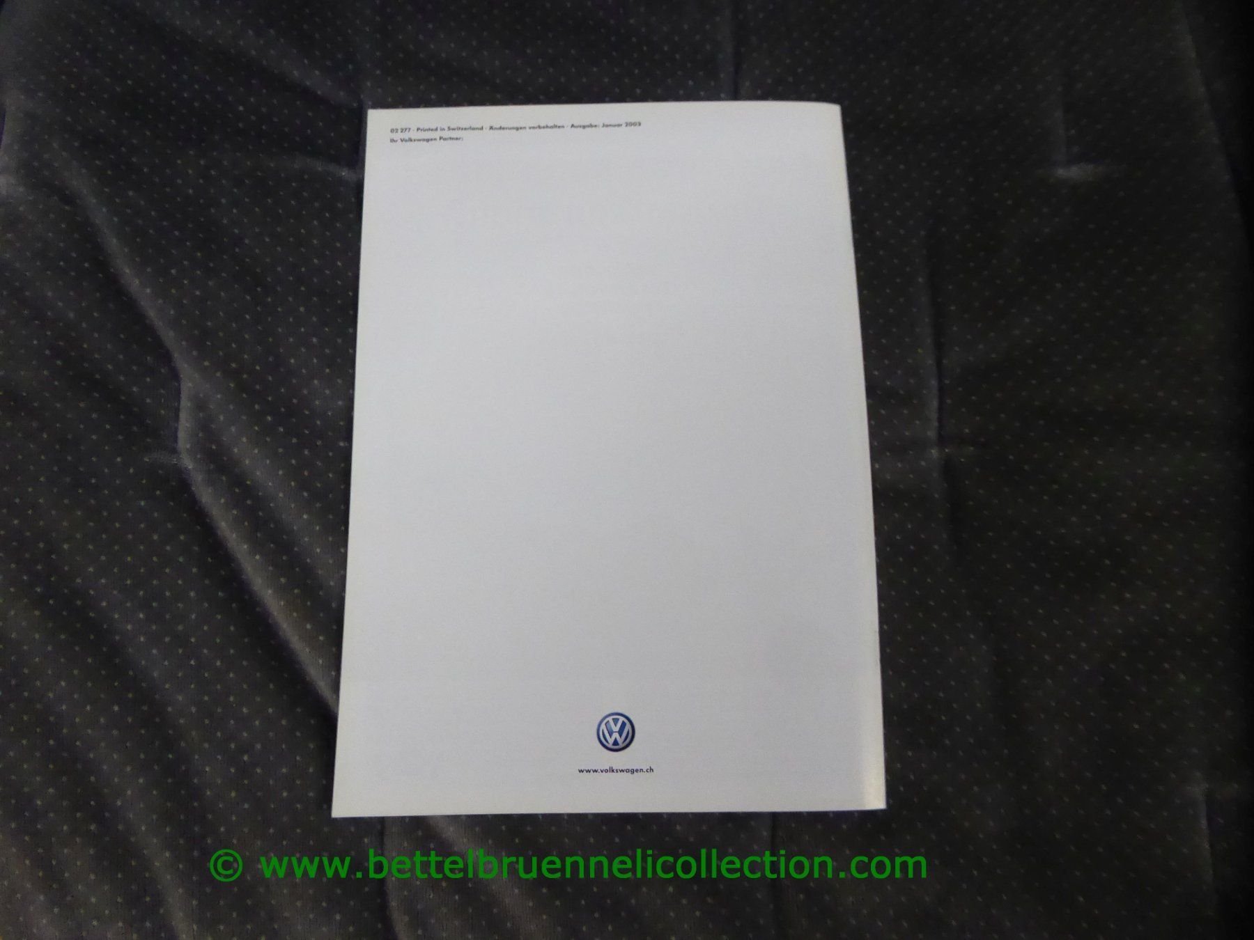 VW Dokumente: VW Golf R32 Prospekt 2003/01deutsch – Gebraucht aus Weingarten-Kalth von Bettelbruenneli 4
