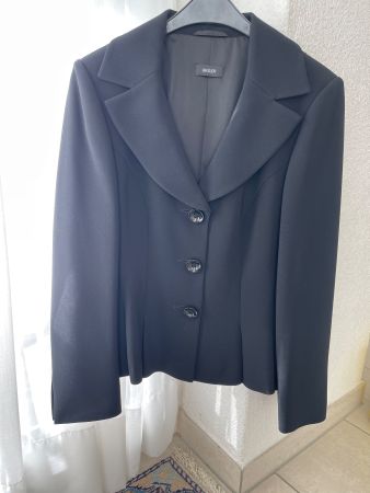 Elegante Blazer Jacke von Basler, Grösse 36 Schwarz.