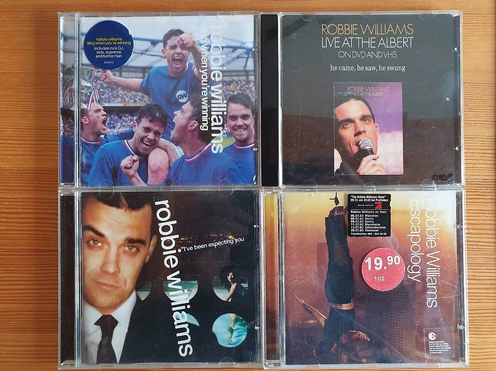 CDs: Robbie Williams 4er CD Set, top Zustand, Original – Gebraucht aus Olten von gabriel_27 1