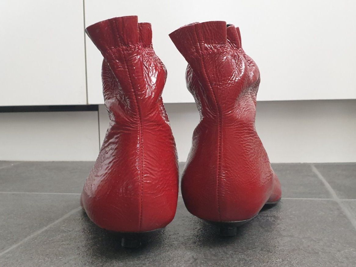 Zara Scarpe da donna: Lack Stiefeletten von Zara, Gr. 37 – Usato da Basel venduto da Luzora 3