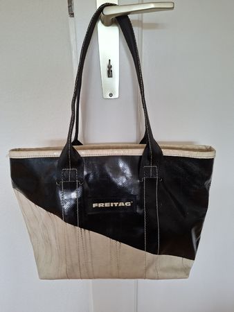 FREITAG Tasche  beige/schwarz, guter Zustand