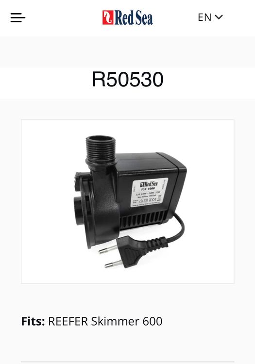 Sicce RedSea PSK600 ReturnPump Kaufen auf Ricardo