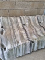Rideaux modernes gris et blanc, élégants