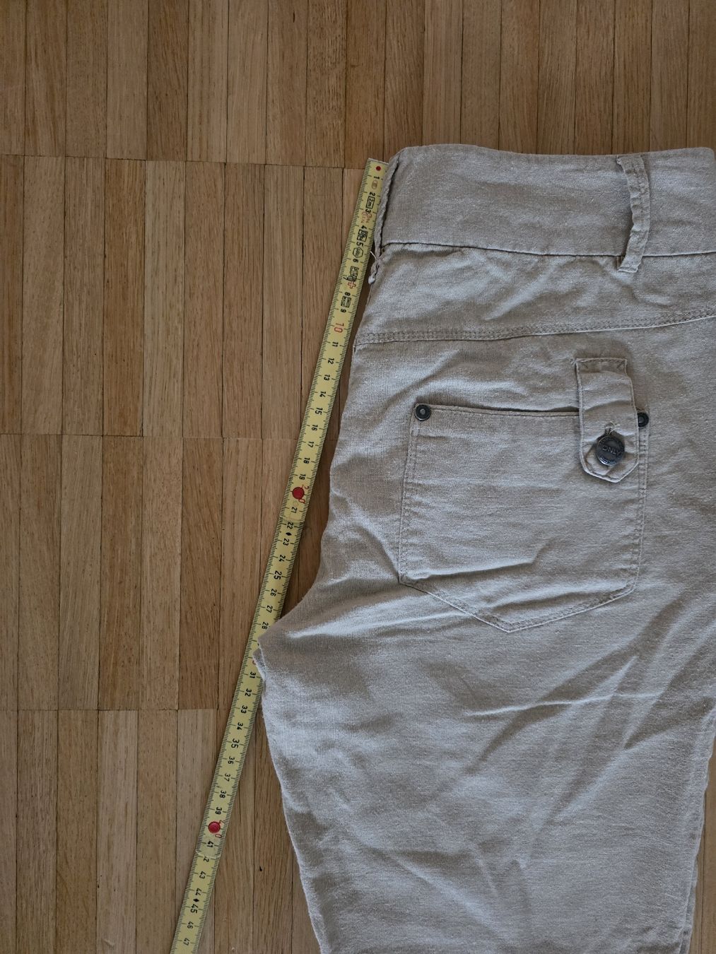 Only Pantaloni: Leinenhose only beige Grösse W36 – Usato da Laufenburg venduto da may_r2st 2