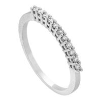 Ring 14k Weissgold mit Diamanten 0.14ct