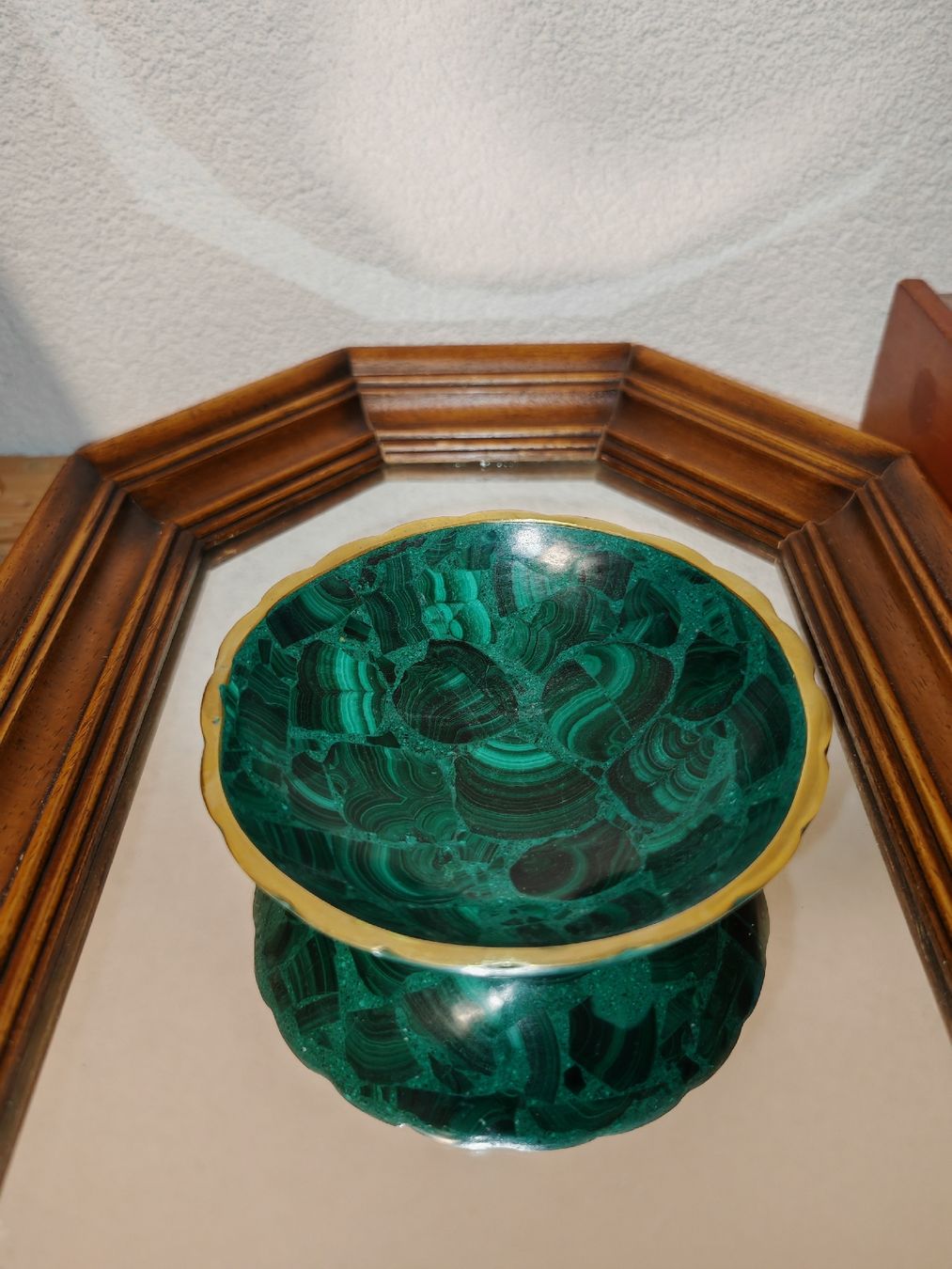 Élégante Petite Coupe / Vide-Poche façon Malachite - doré (Gebraucht ...