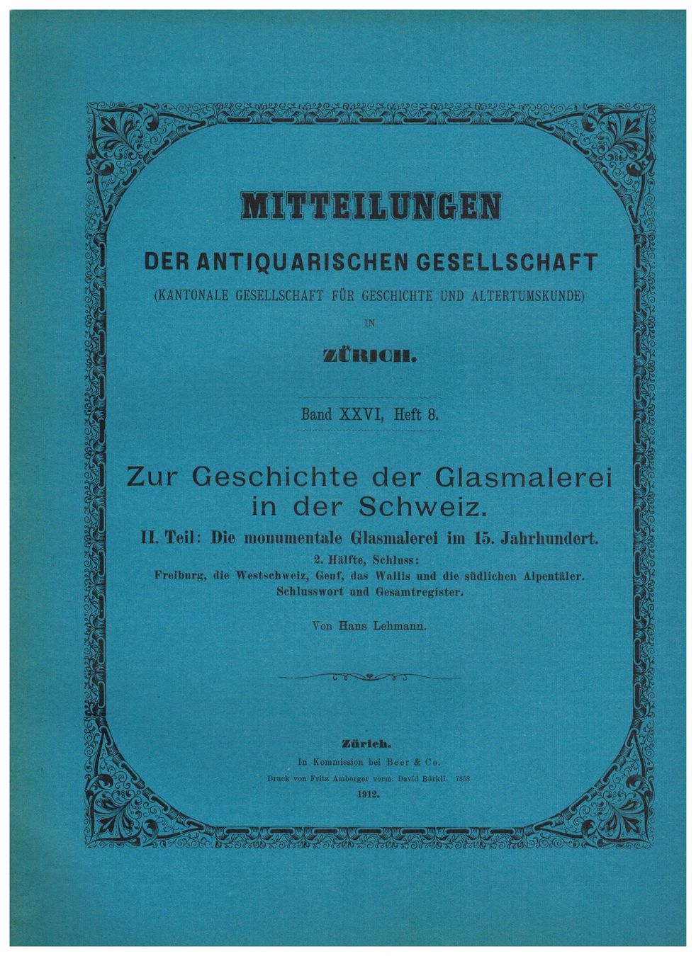 Libri: Geschichte der Glasmalerei in der Schweiz – Nuovo (secondo la descrizione) da Biel-Benken BL venduto da rud_yc8p 4
