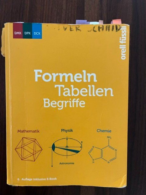 Livres: Buch Formeln, Tabellen, Begriffe: orell füssli – D'occasion à Davos Platz par Aija3