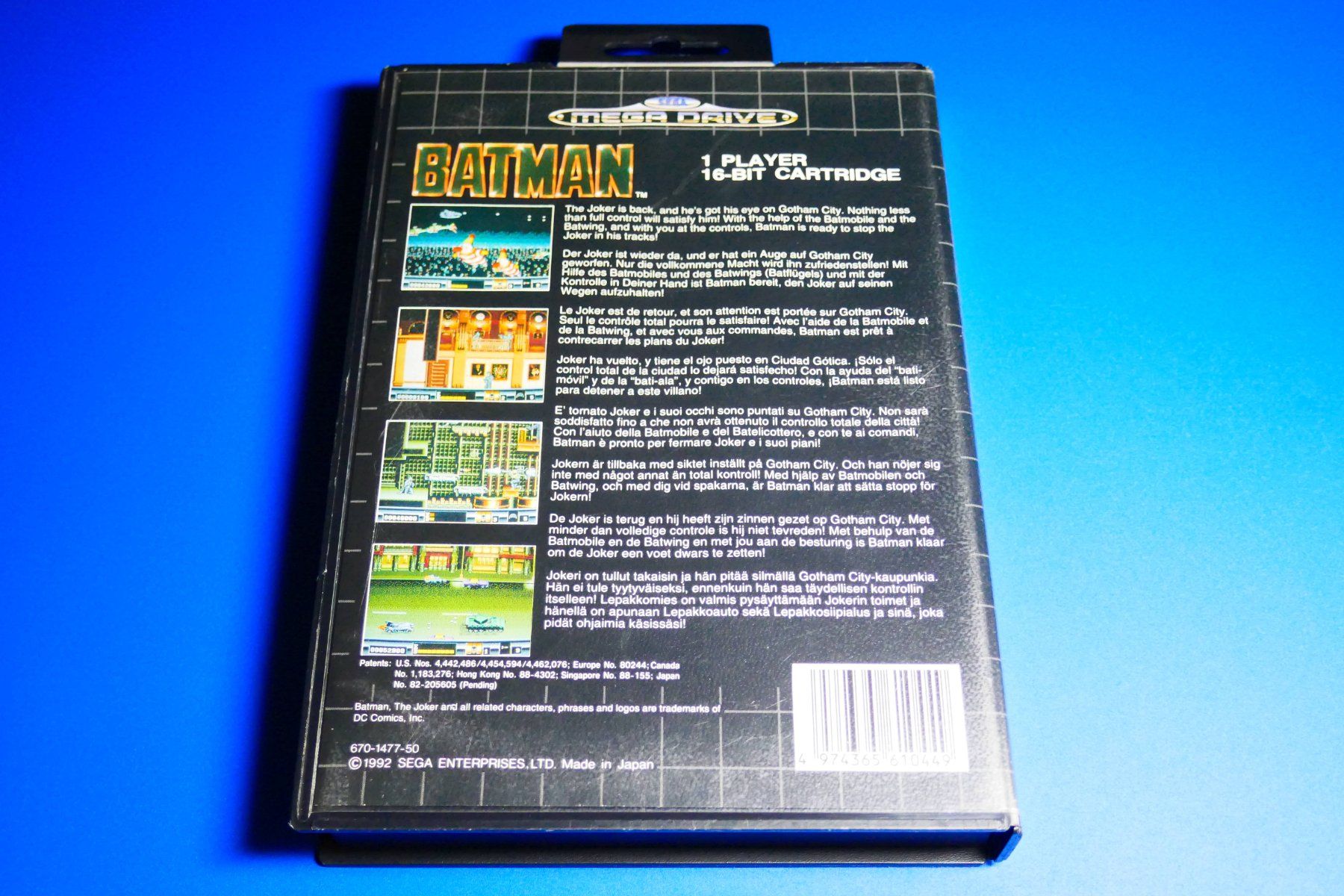 Sega Giochi: Batman - Sega Mega Drive – Usato da Vuarrens venduto da Espace-Retro 5