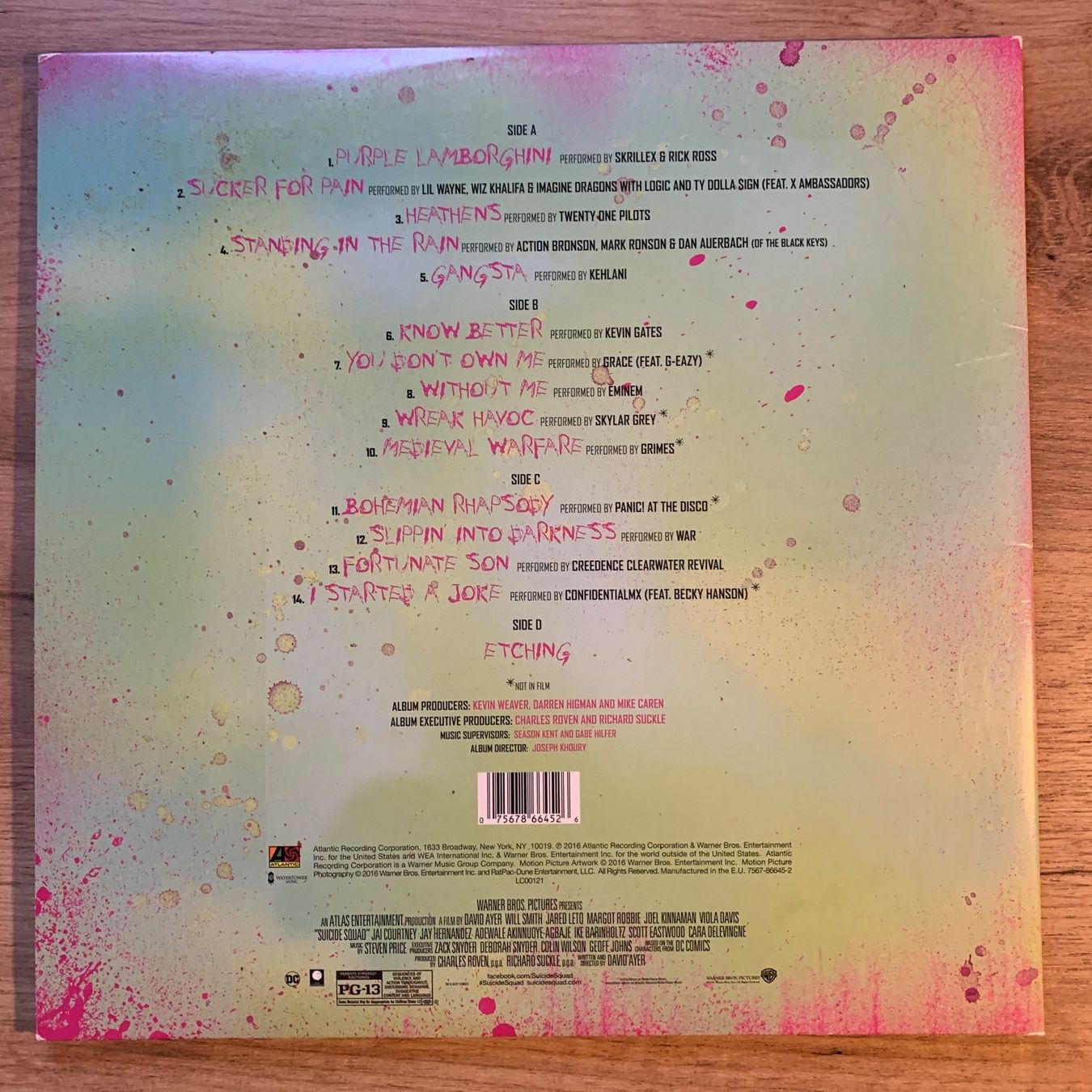 Schallplatten: SUICIDE SQUAD - THE ALBUM...OG US 2016...EX/EX – Gebraucht aus Gals von Diskopatshop 1