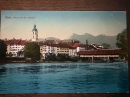 OLTEN - Blick auf die Altstadt - Ansichtskarte