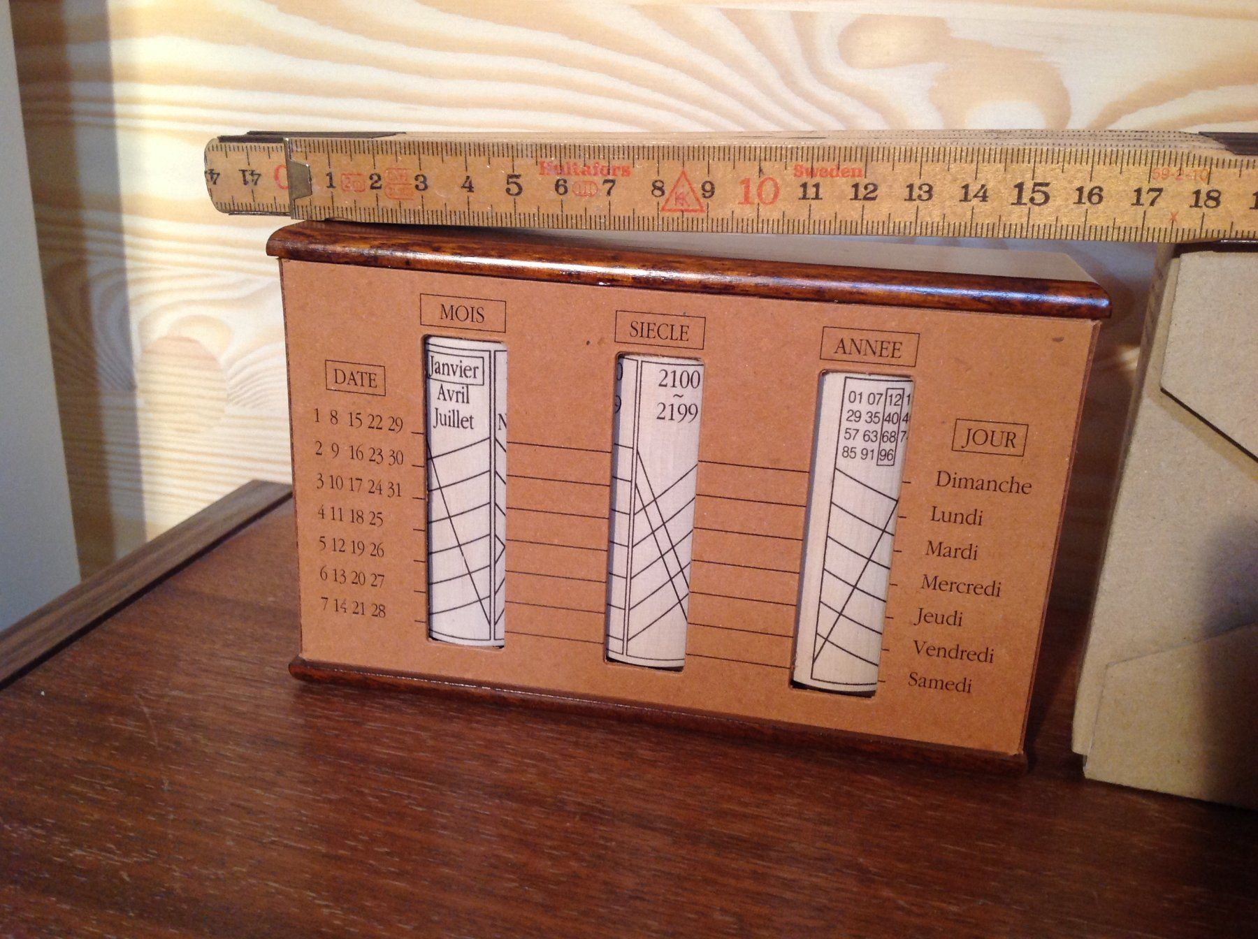 calendrier perpétuel - perpetual calendar Bernard Vuarnesso (D'occasion ...
