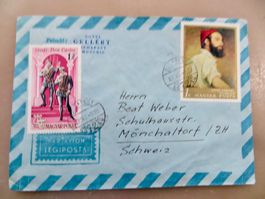 Gelaufener Brief 1967 von Ungarn nach Mönchaltorf