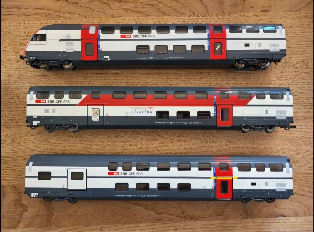 Roco 3x Doppelstockwagen SBB IC2000 (Gebraucht) in Zürich für CHF 290 ...