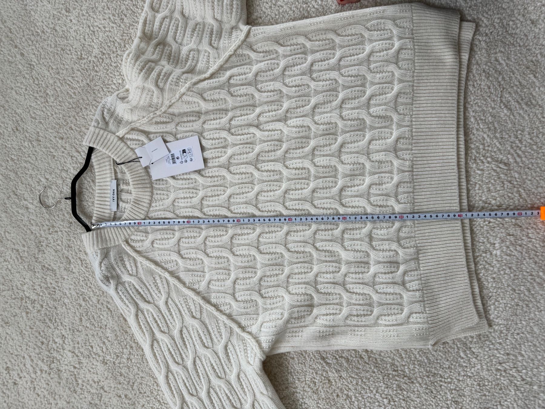 Maglioni & Felpe: IVY OAK Zopf Pullover Merinowool Gr 40 creme NEU – Nuovo e nell'imballaggio originale da Zuerich venduto da Moochie 4