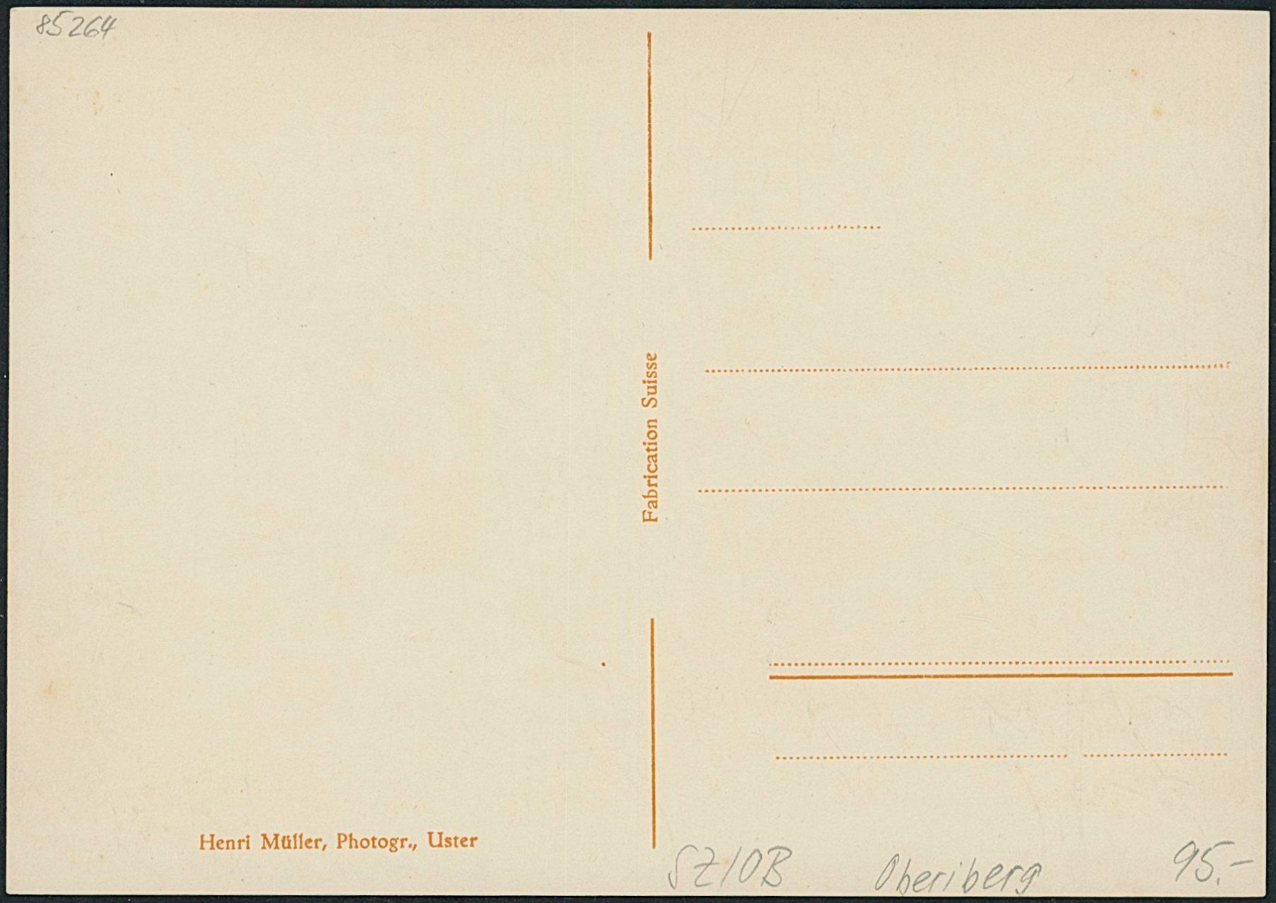 Cartes postales: SZ Oberiberg – Neuf (Voir description) à Schindellegi par dormay 1