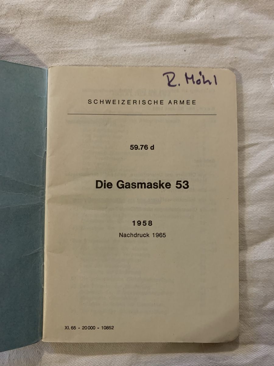 Libri: Reglement die Gasmaske – Usato da Dotnacht venduto da tmn_8 2