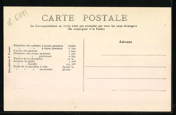 Cartoline postali: Schweizer Bundesbahnen, Lokomotive Typ 1 – Usato da Berlin venduto da bartko-reher 1