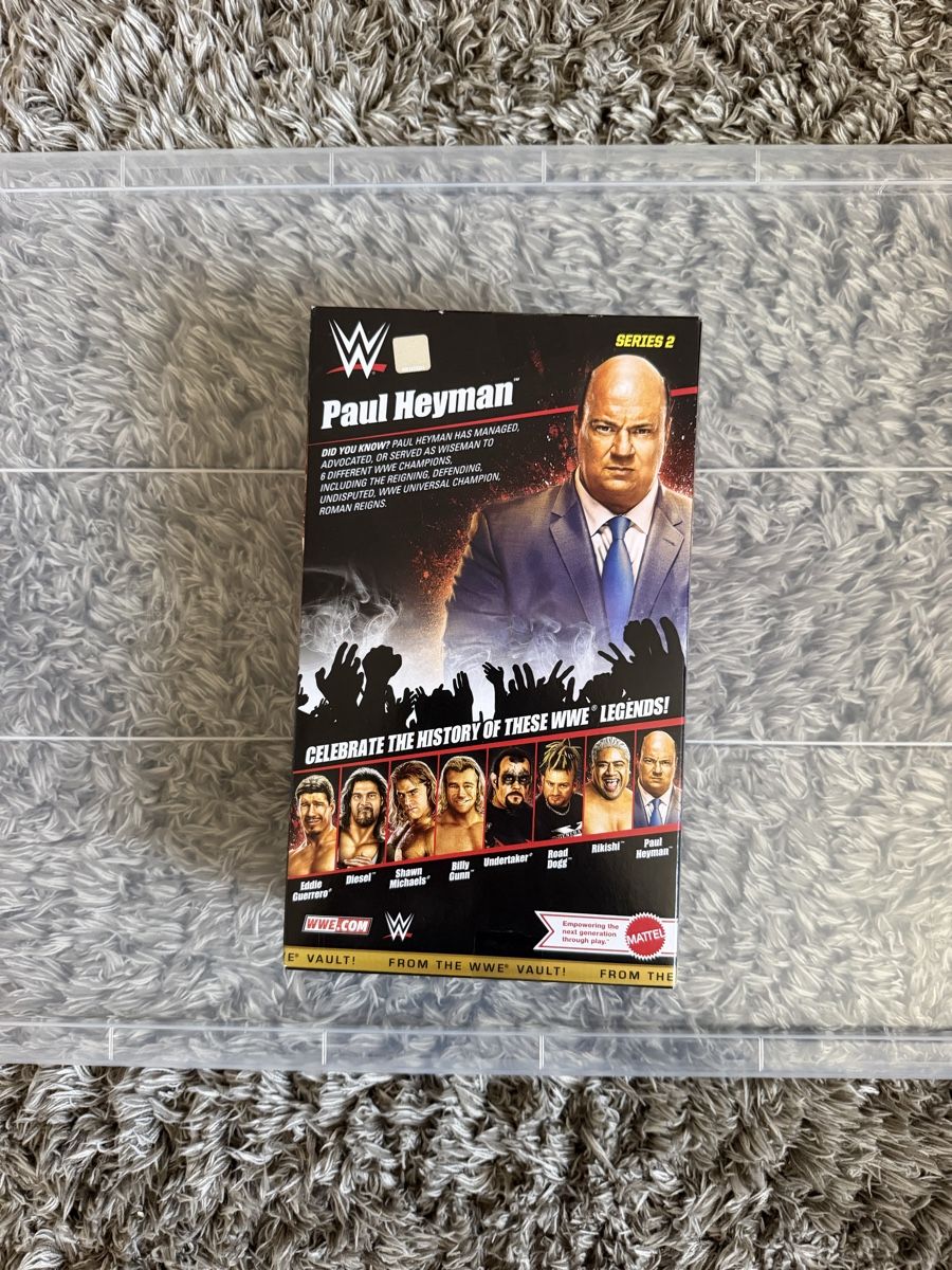 WWE Figuren: Wwe elite figure Paul Heymann  – Neu und originalverpackt aus Dietikon von Xxvishnya 3