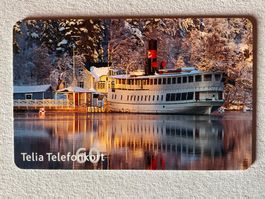 Telefonkarte Schweden Schiff