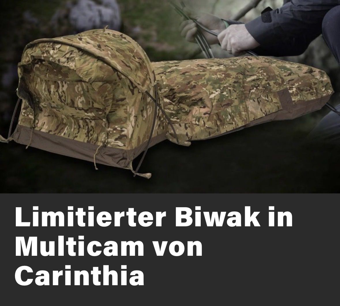 Carinthia Tende : Carinthia Observer Plus Biwak Multicam guter Zustand – Nuovo (secondo la descrizione) da Luzern venduto da Klosters02