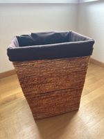 Wäschekorb aus Rattan mit Deckel gebraucht
