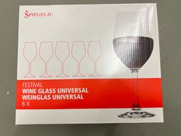 Spiegelau Festival Weinglas Universal 6x (neu)