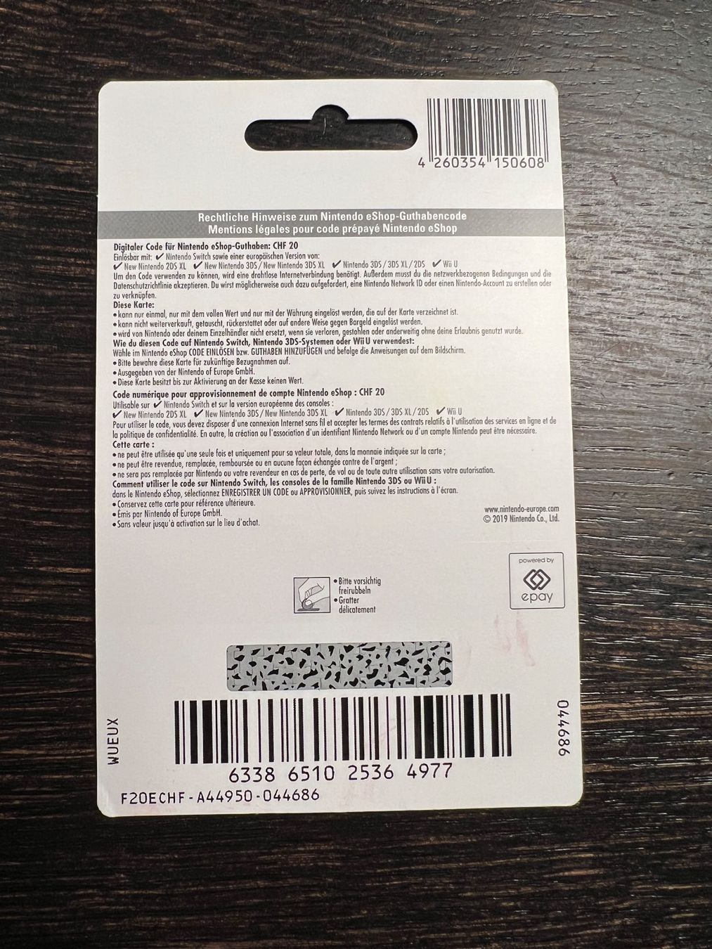 Cartoline: Nintendo eShop Karte – Nuovo (secondo la descrizione) da Schaan venduto da par_7ggh 1