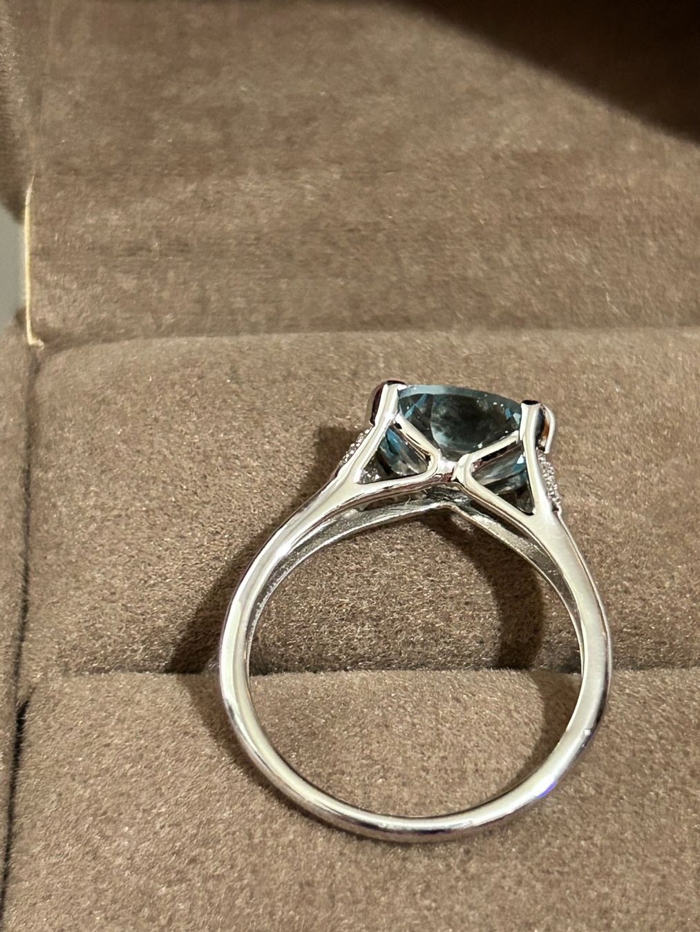 Christ Ringe: CHRIST Bella 18K WG Blautopas Ring 54 – Neu (gemäss Beschreibung) aus Itingen von bra_c7hw 3