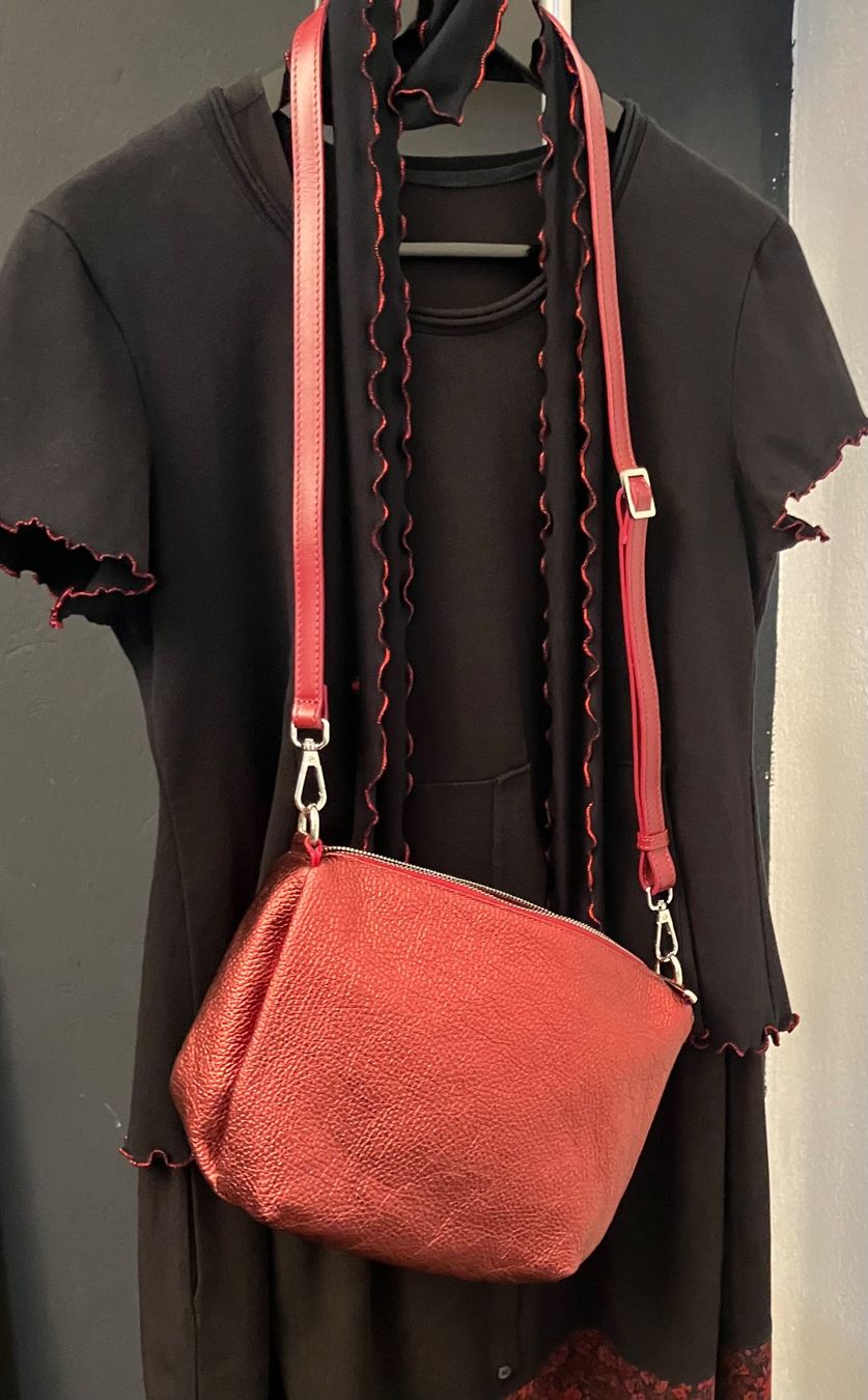 Vera Pelle Taschen für Damen: Bordeaux Ledertasche Made in Italy – Neu (gemäss Beschreibung) aus Zürich von piacente 2