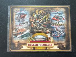 2016 Malediven Helikopter Block **  (A631)