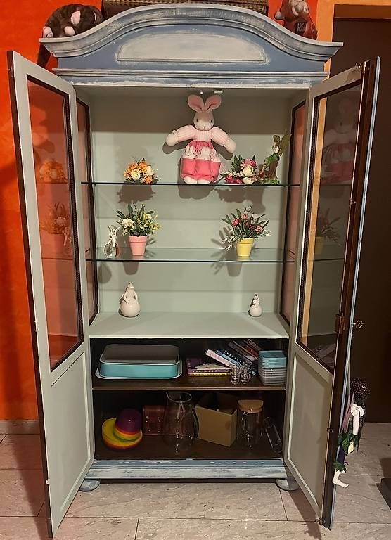 Vitrinen: Vitrine / Glasvitrine aus Vollholz – Gebraucht aus Schleitheim von Oivica 4