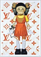 Death NYC Ltd Ed Pop Art Druck " Vuitton Kaws